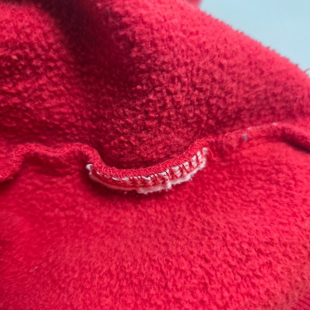 Vans Quarter Zip Sweatshirt Women S Red Checkerboard crop gorpcore Y2K skater - Picture 8 of 10